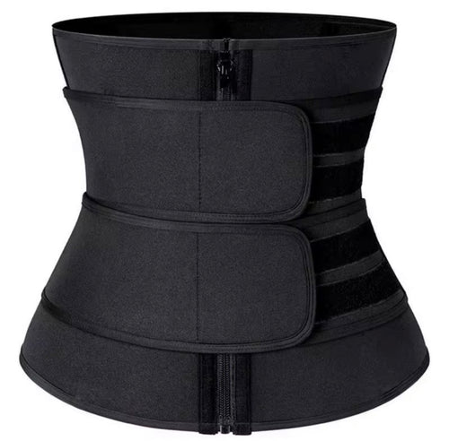 Double belt sauna slimming waist trainer